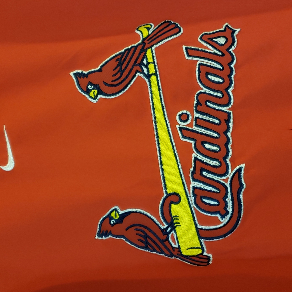 Kids medium st Louis Cardinals windbreaker pullover baseball shirt. (C) - Picture 2 of 9